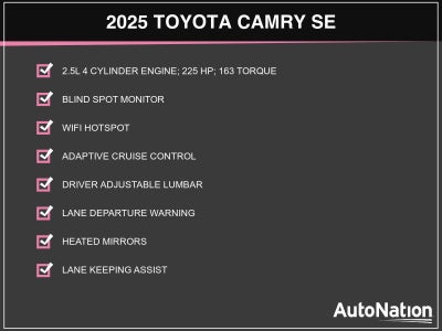 2025 Toyota Camry SE (SE)