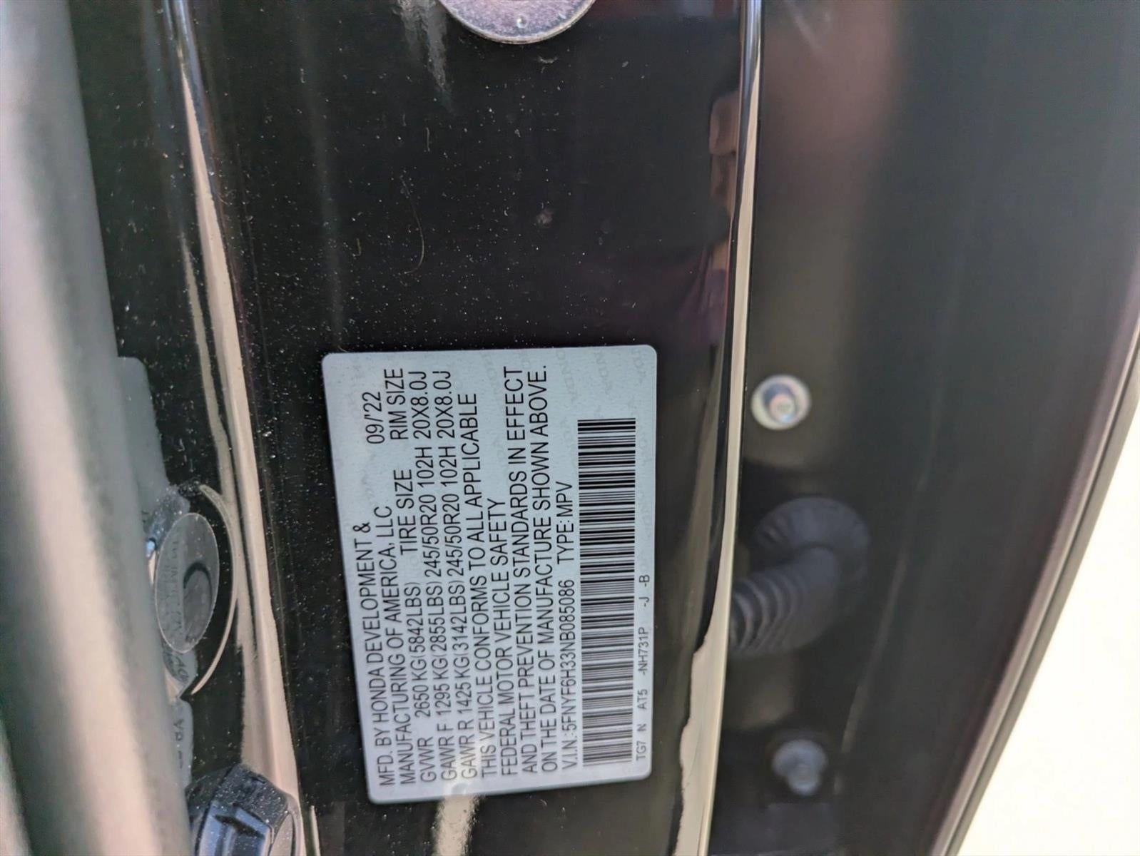 2022 Honda Pilot Sport AWD