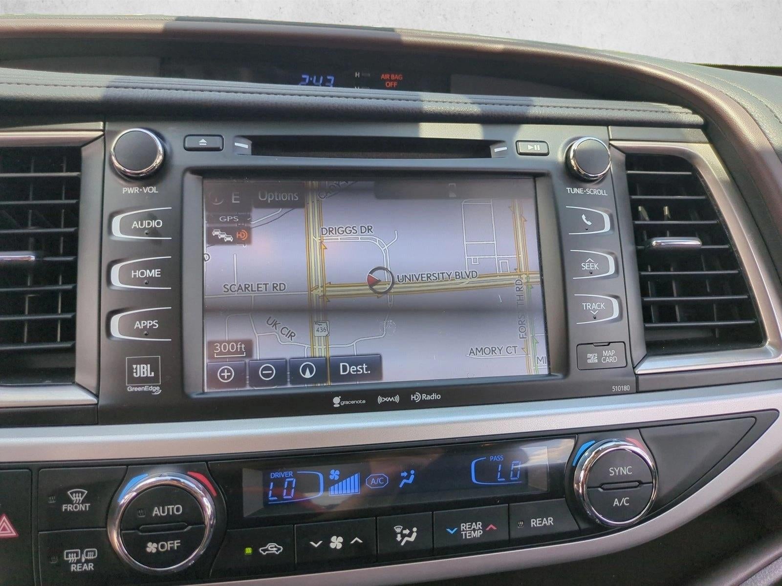 2018 Toyota Highlander Limited Platinum V6 AWD (Natl)