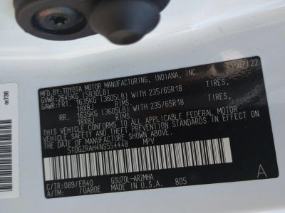 2022 Toyota Highlander XLE FWD (Natl)