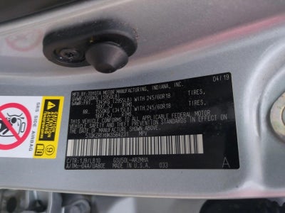 2019 Toyota Highlander XLE V6 FWD (Natl)