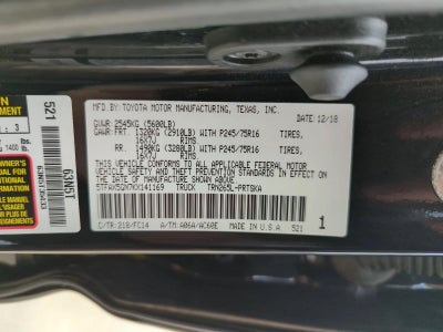 2019 Toyota Tacoma 2WD 2WD SR5 Double Cab 5' Bed I4 AT (SE)