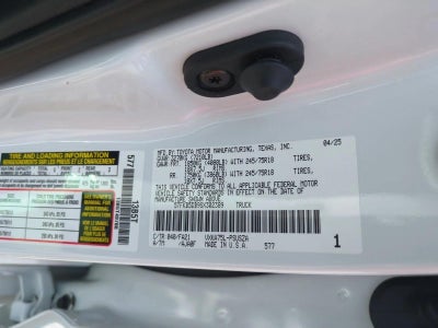 2025 Toyota Tundra 4WD 4WD SR CrewMax 5.5' Bed (Natl)