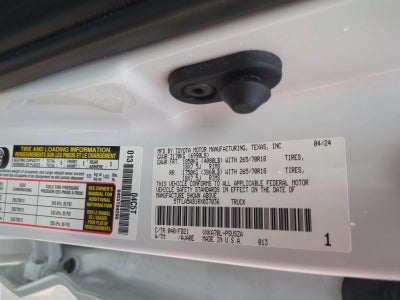 2024 Toyota Tundra 2WD 2WD SR5 CrewMax 5.5' Bed (Natl)
