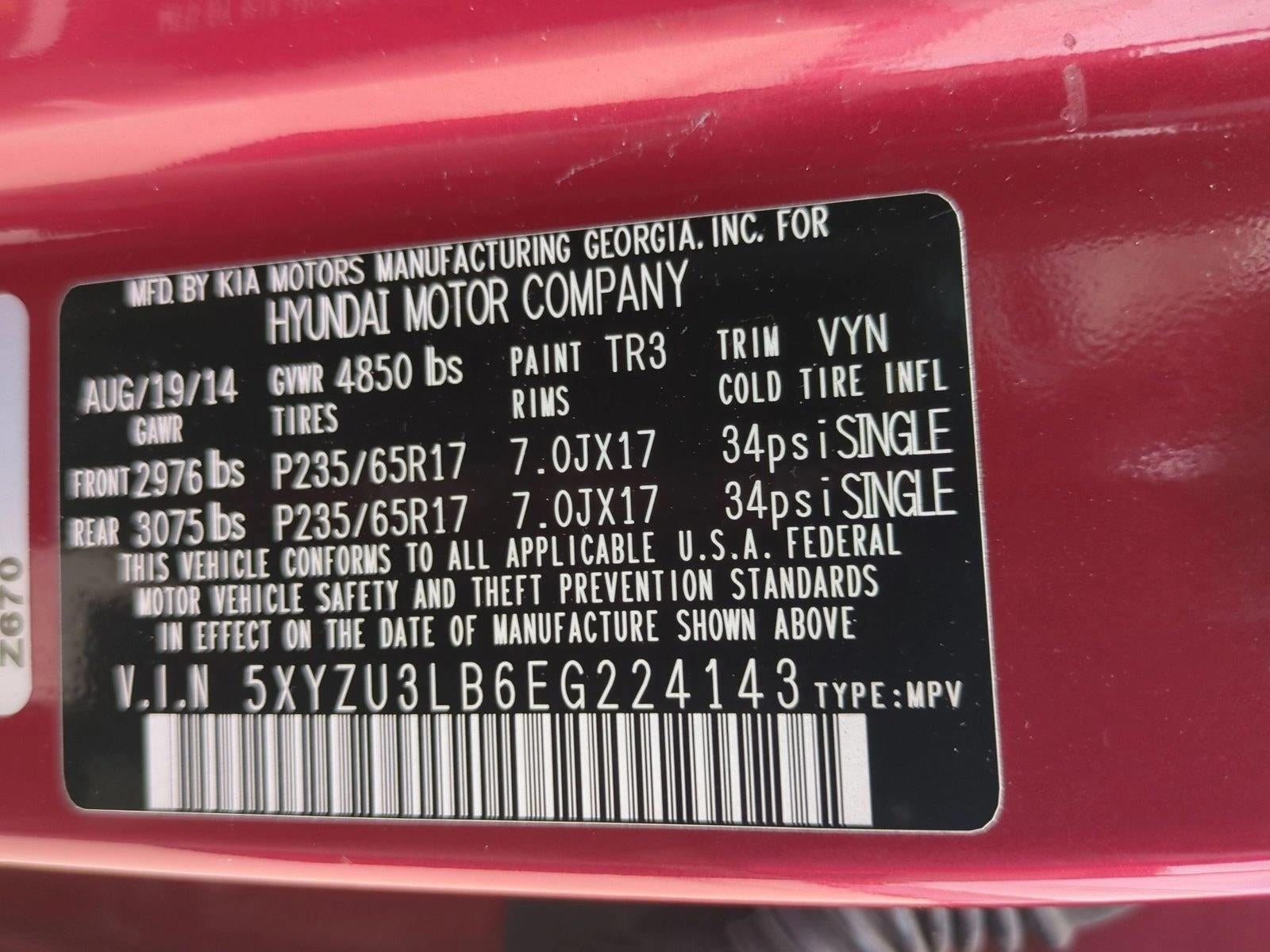 2014 Hyundai Santa Fe Sport FWD 4dr 2.4