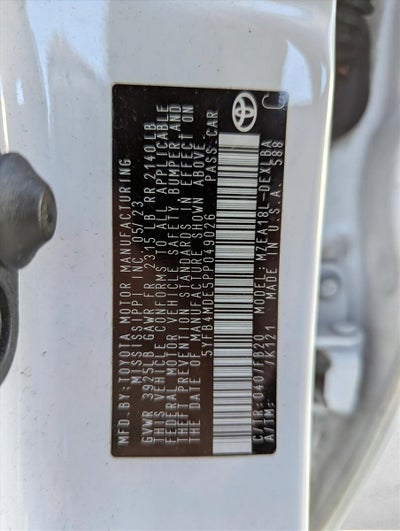 2023 Toyota Corolla LE CVT (Natl)