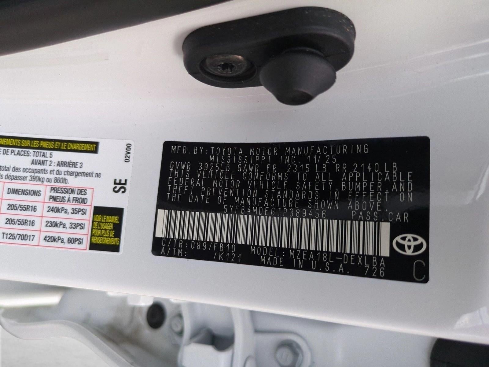 2026 Toyota Corolla LE CVT (Natl)