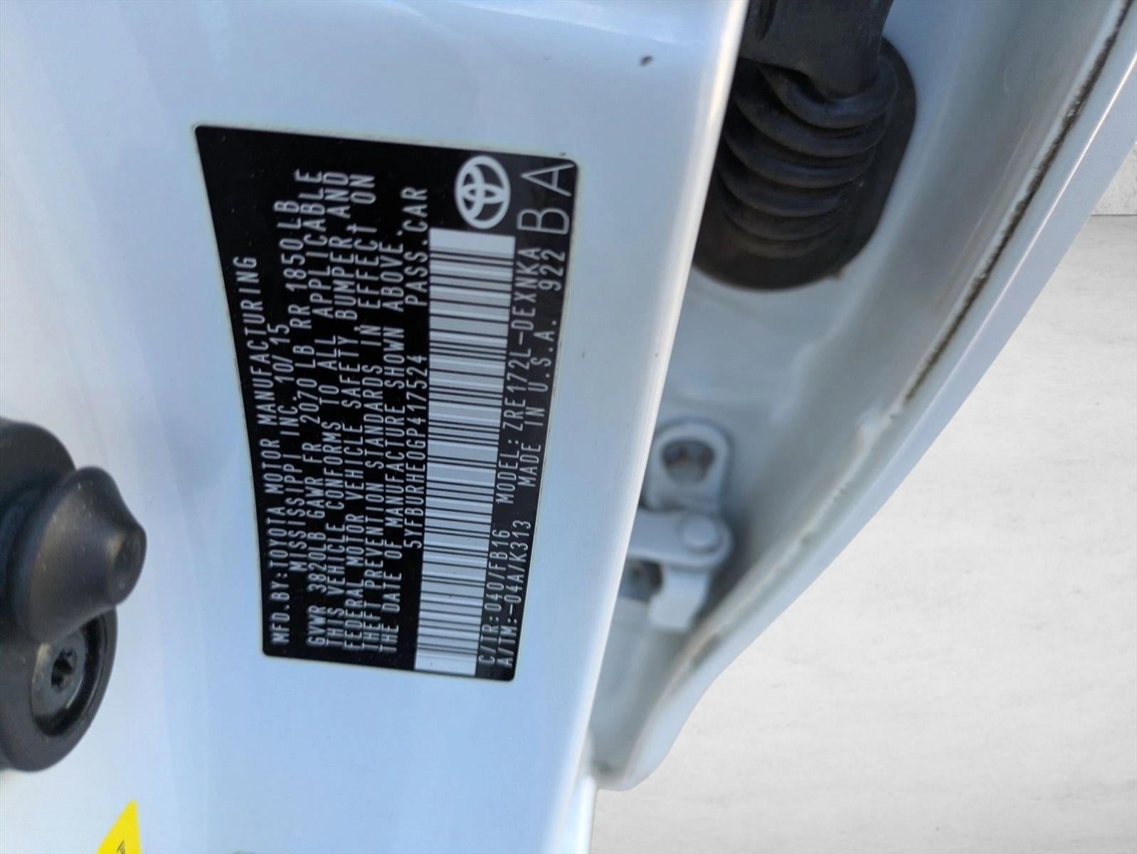 2016 Toyota Corolla 4dr Sdn CVT Auto LE (Natl)