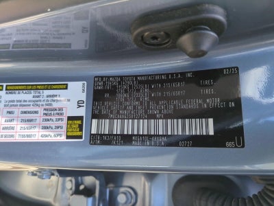 2025 Toyota Corolla Cross LE 2WD (Natl)