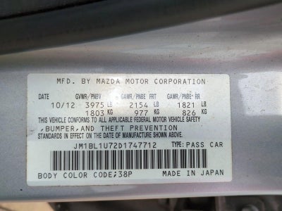 2013 Mazda Mazda3 4dr Sdn Man i Sport