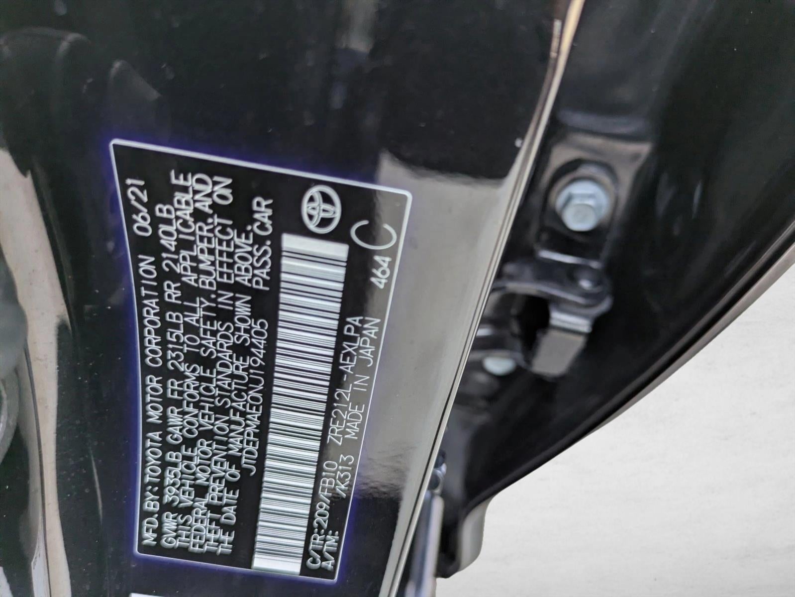 2022 Toyota Corolla LE CVT (Natl)