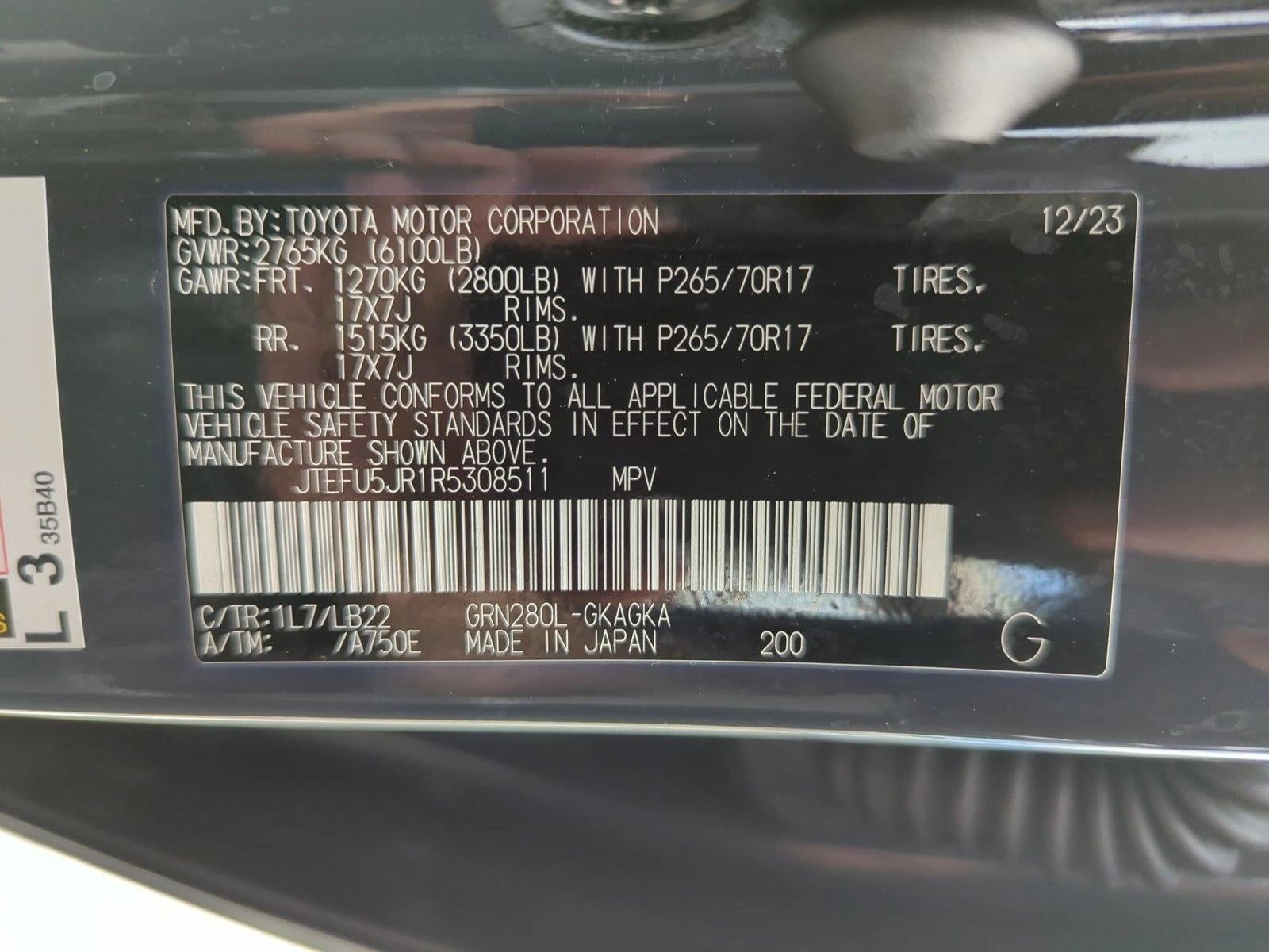 2024 Toyota 4Runner SR5 Premium 2WD (Natl)