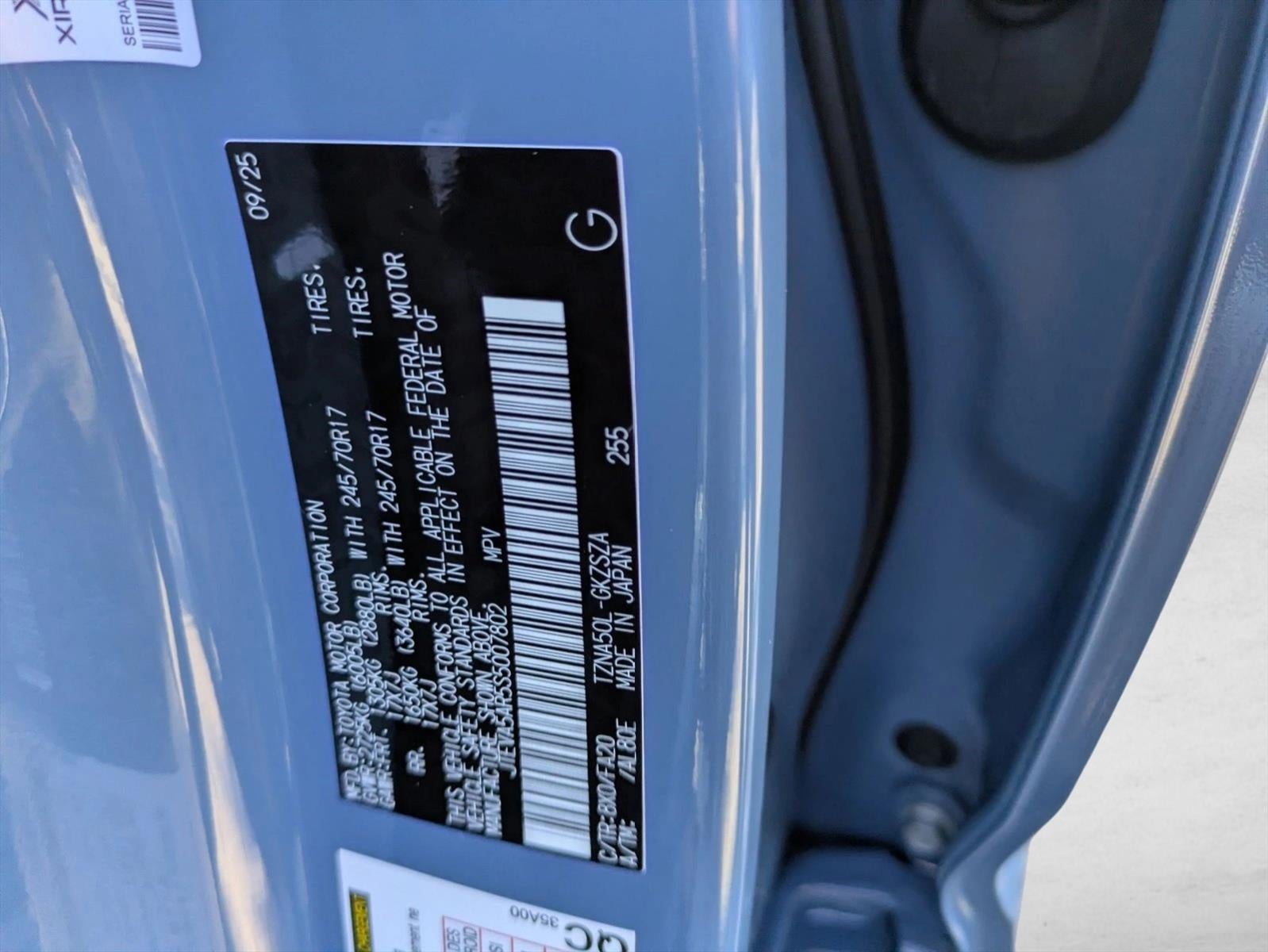 2025 Toyota 4Runner SR5 2WD (Natl)