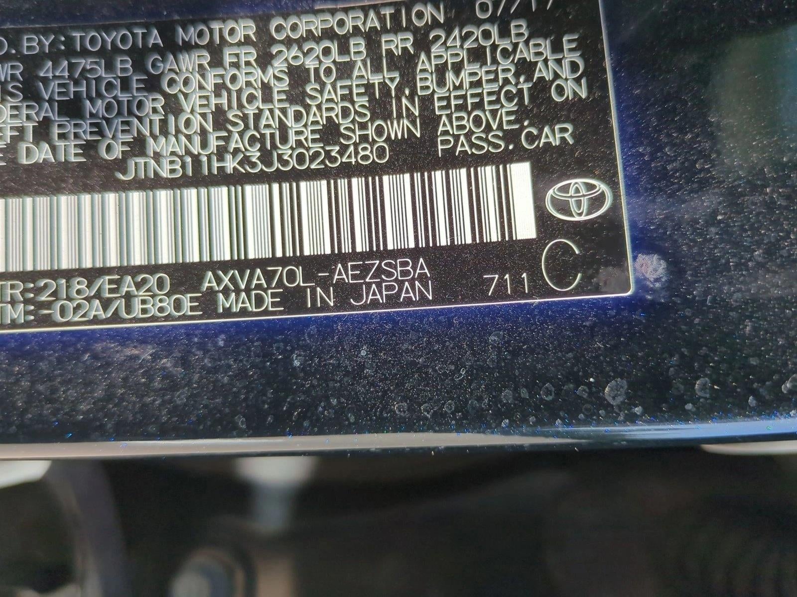 2018 Toyota Camry SE Auto (SE)