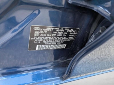 2016 Hyundai ELANTRA 4dr Sdn Auto SE