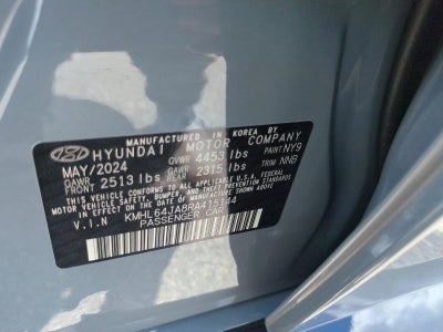 2024 Hyundai SONATA SEL 2.5L FWD