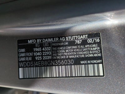 2016 Mercedes-Benz CLA CLA 250 Coupe