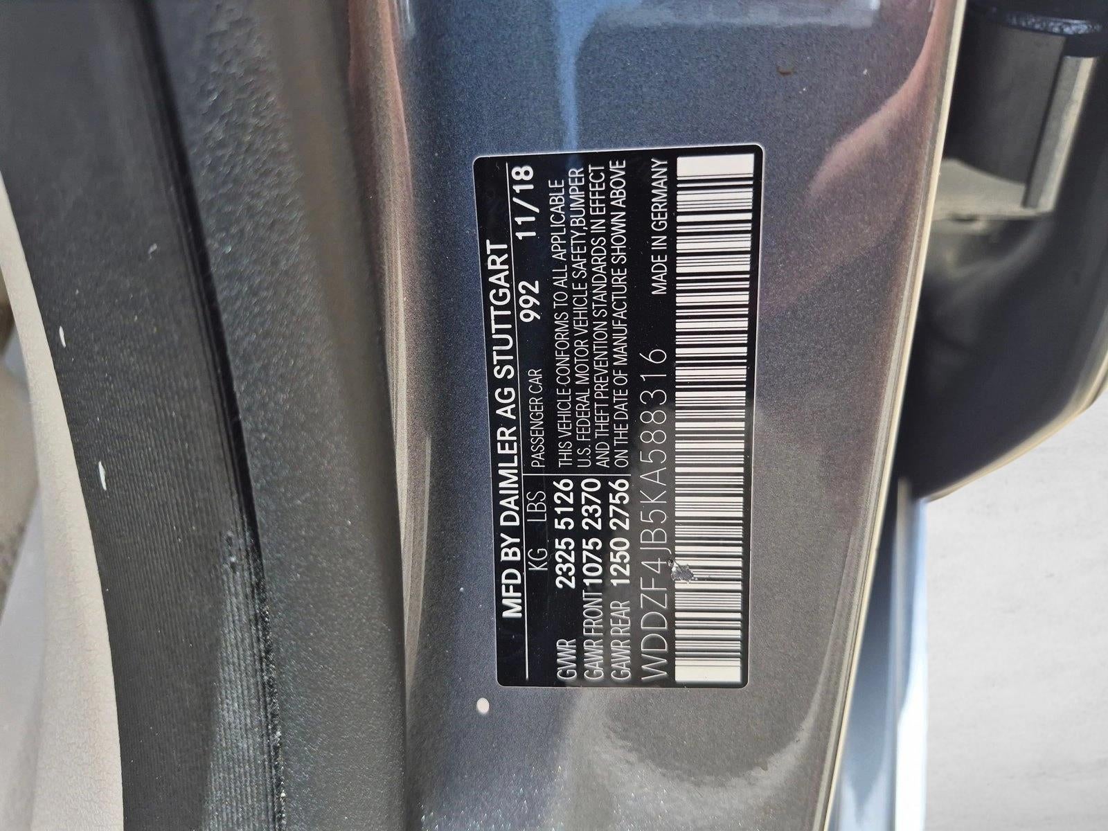2019 Mercedes-Benz E-Class E 300 RWD Sedan
