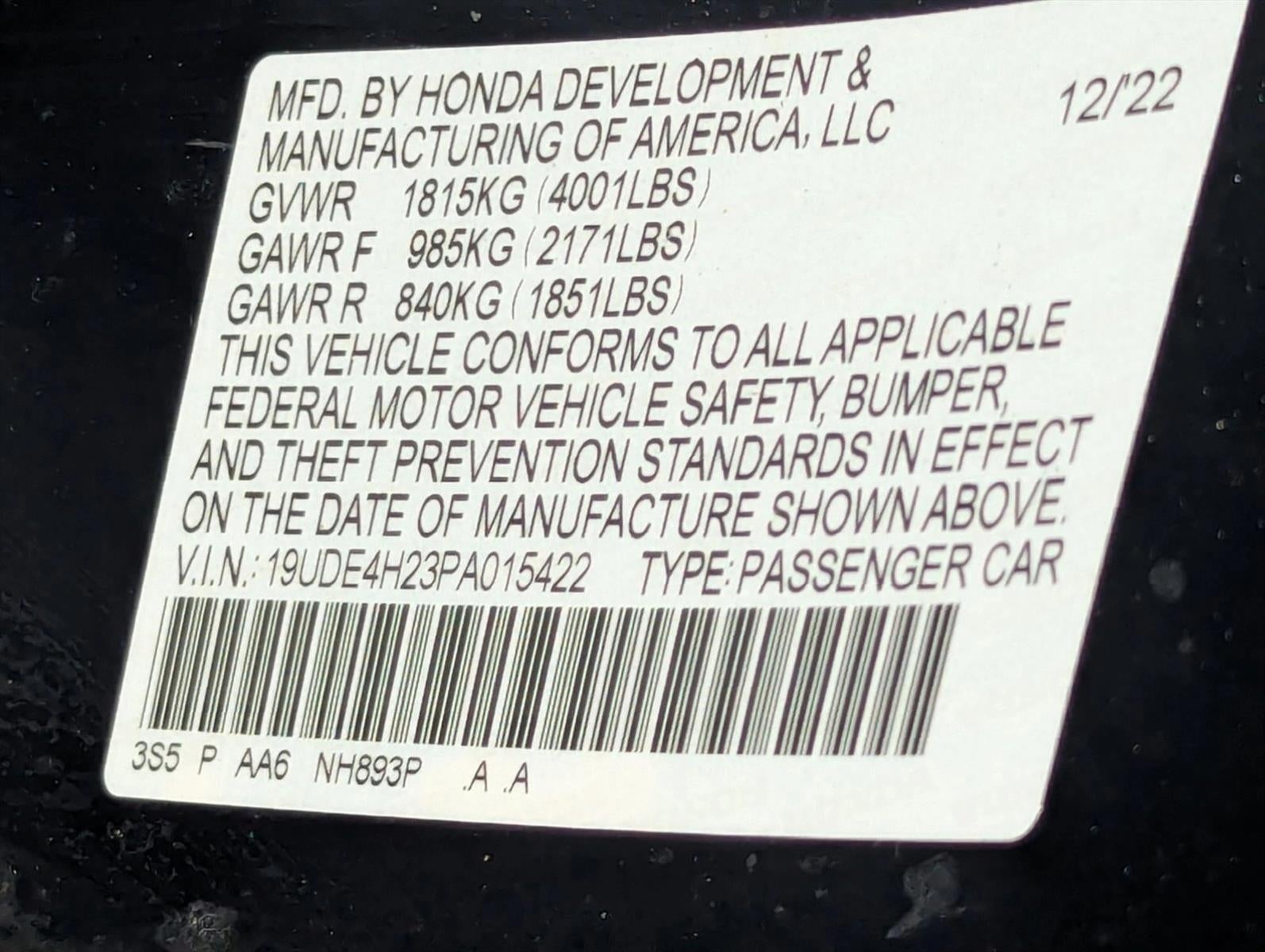 2023 Acura Integra CVT