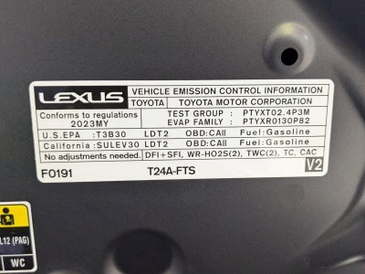 2023 Lexus NX 350 F SPORT Handling AWD