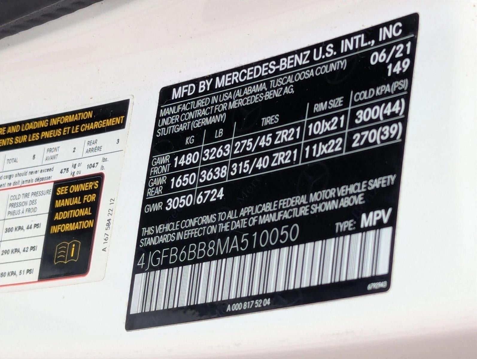 2021 Mercedes-Benz GLE AMG® GLE 53 4MATIC® SUV