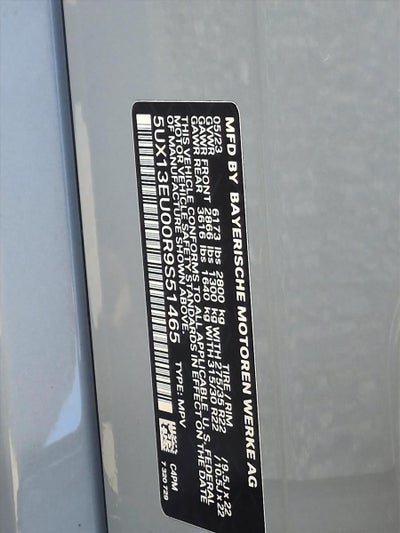 2024 BMW X5 sDrive40i Sports Activity Vehicle