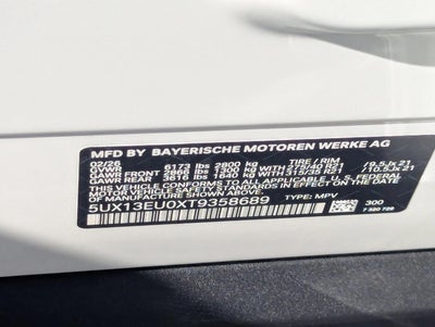 2026 BMW X5 sDrive40i Sports Activity Vehicle