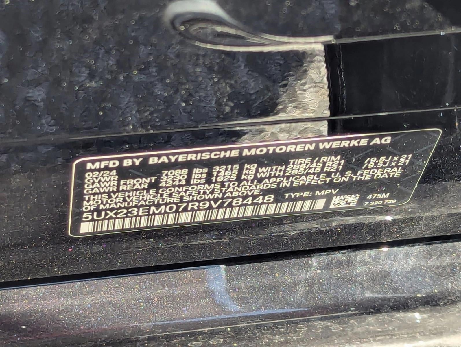 2024 BMW X7 xDrive40i Sports Activity Vehicle