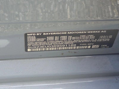 2024 BMW X5 xDrive40i Sports Activity Vehicle