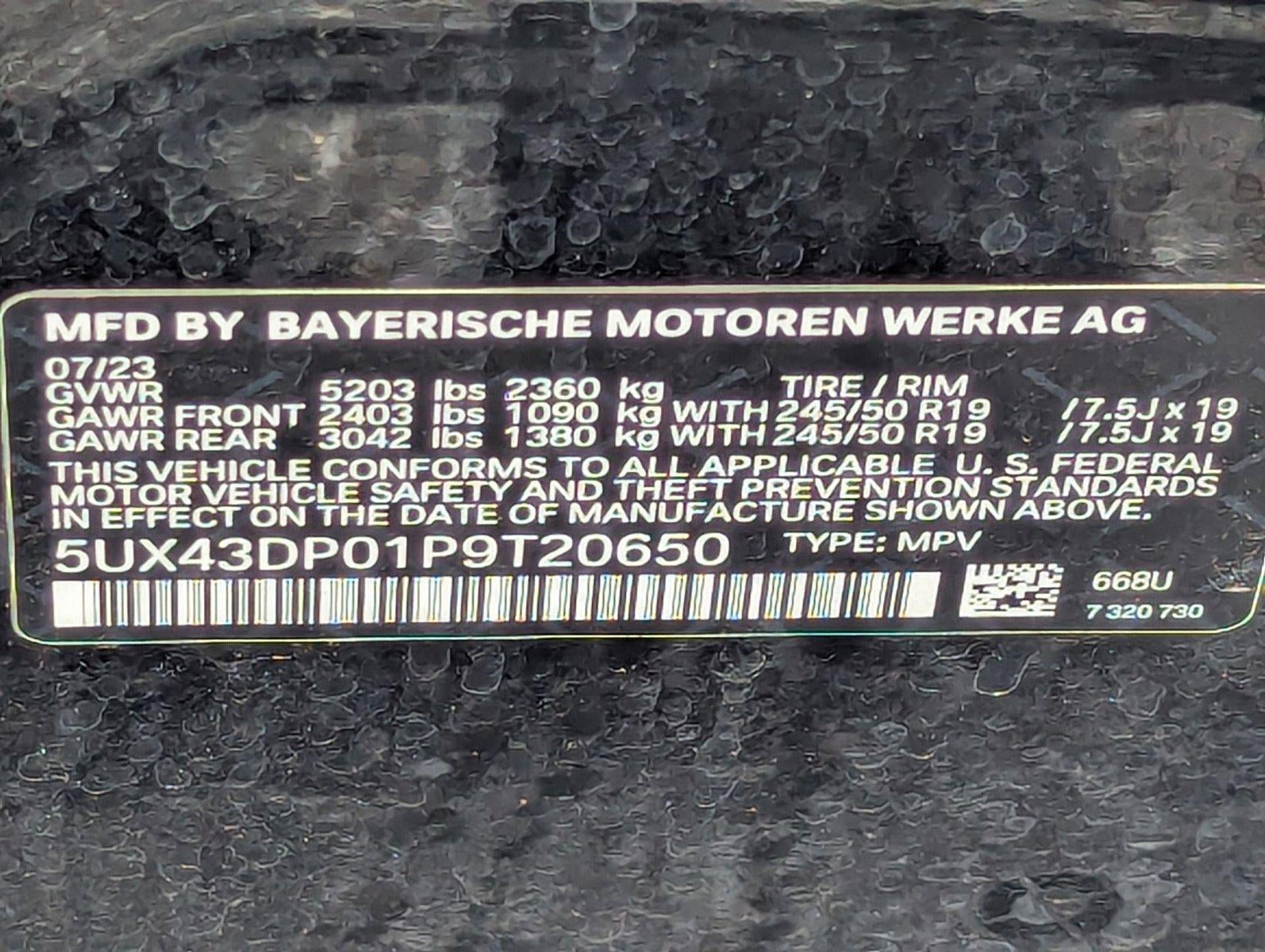 2023 BMW X3 sDrive30i Sports Activity Vehicle