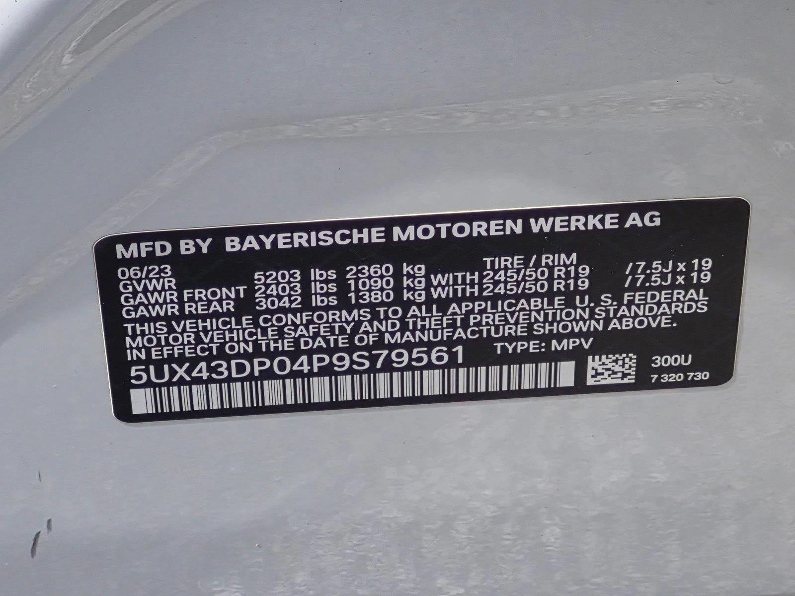 2023 BMW X3 sDrive30i Sports Activity Vehicle