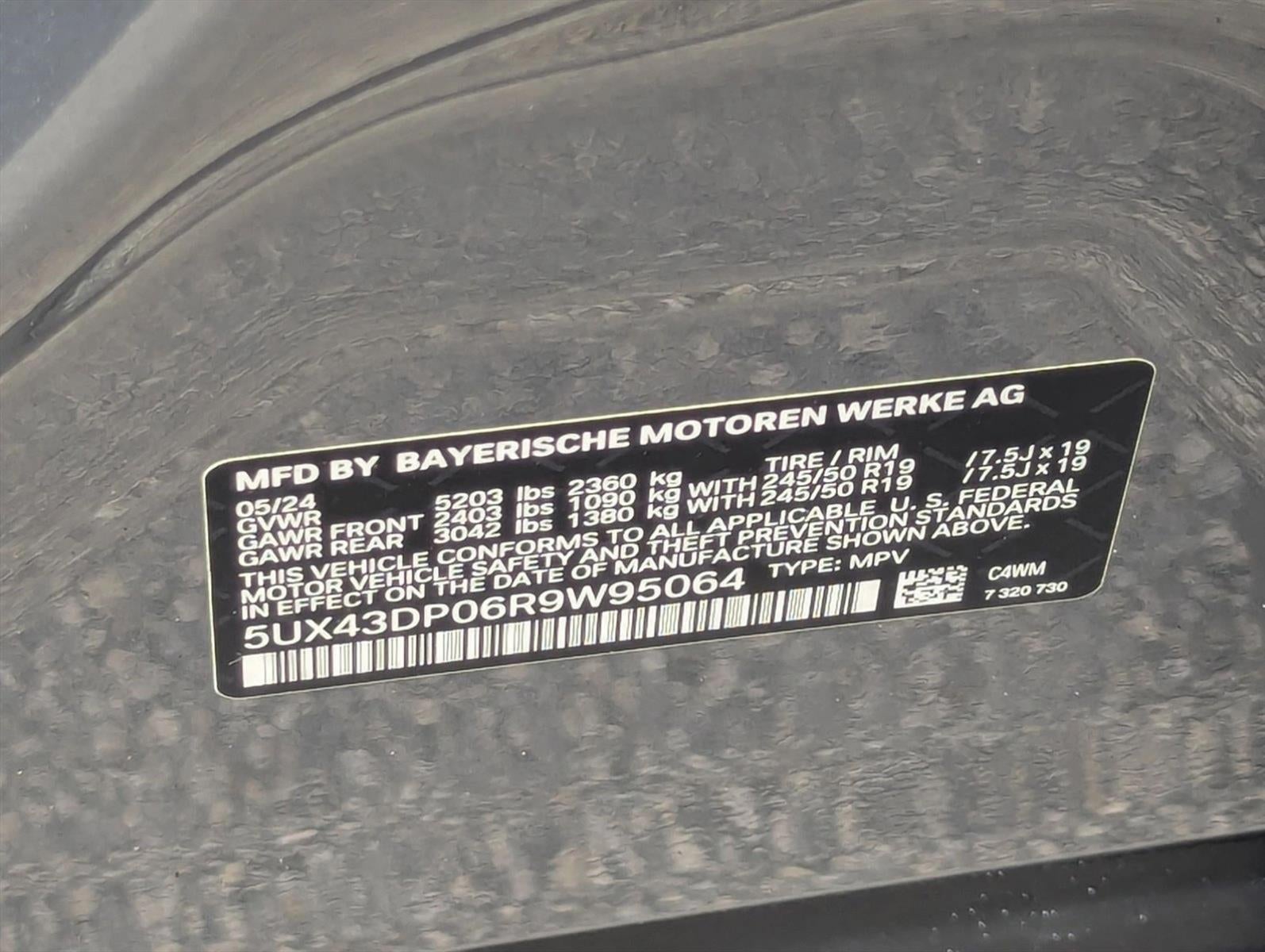 2024 BMW X3 sDrive30i Sports Activity Vehicle