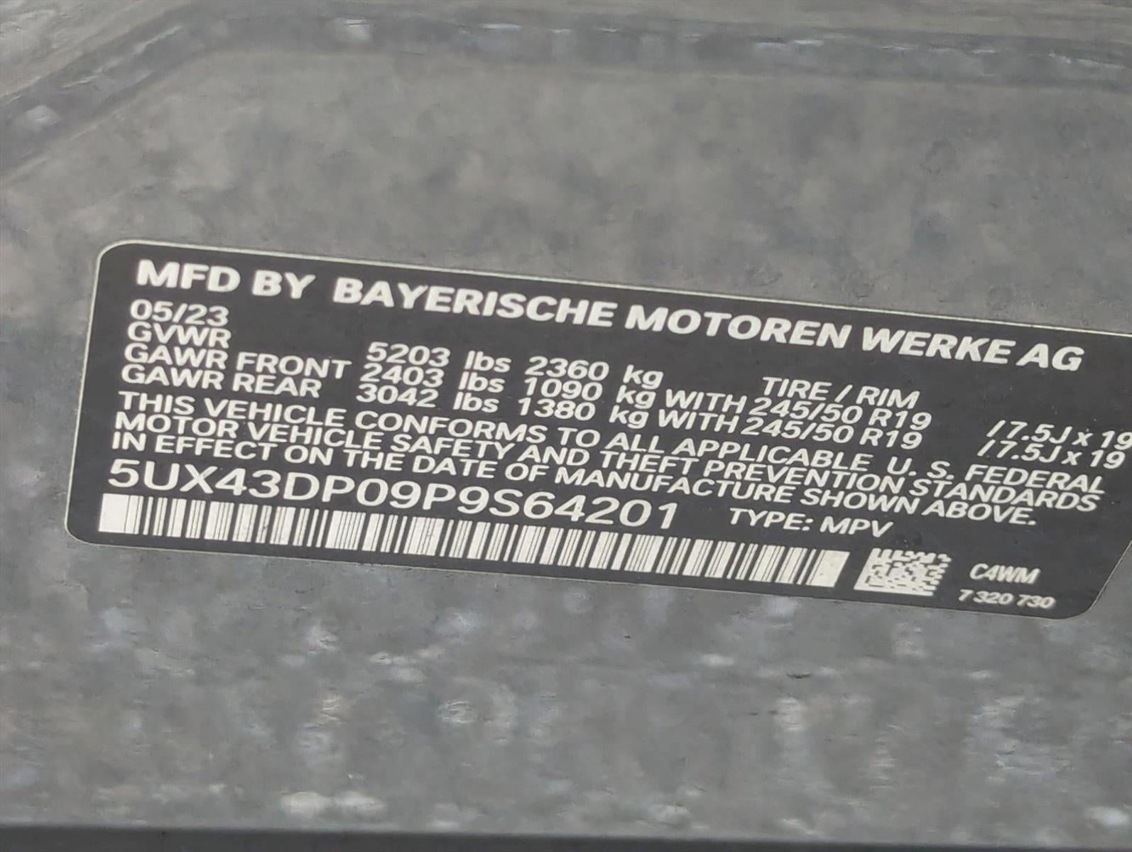 2023 BMW X3 sDrive30i Sports Activity Vehicle