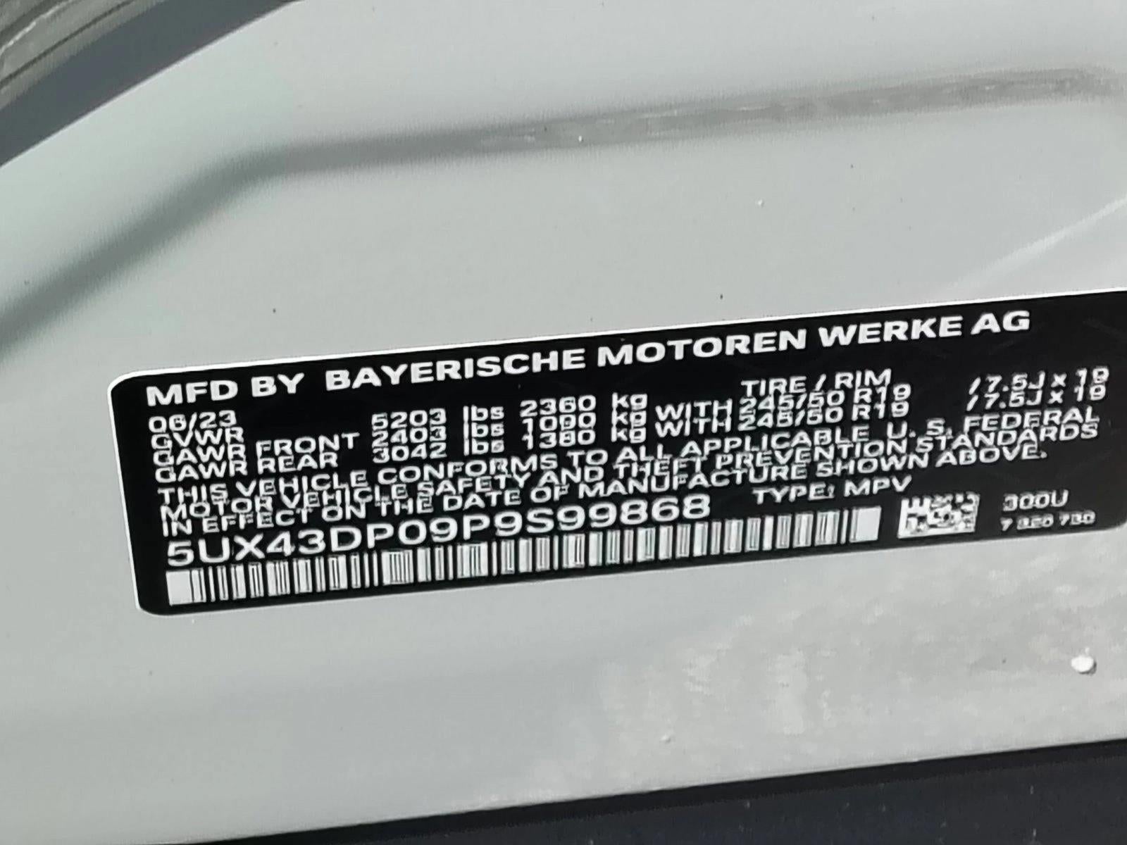 2023 BMW X3 sDrive30i Sports Activity Vehicle