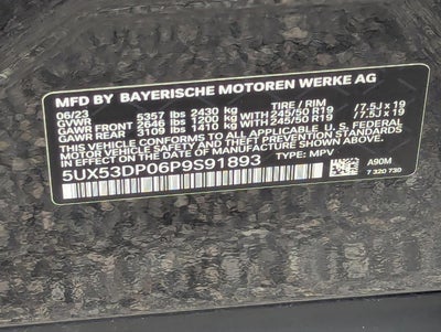 2023 BMW X3 xDrive30i Sports Activity Vehicle
