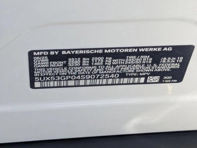 2025 BMW X3 30 xDrive Sports Activity Vehicle