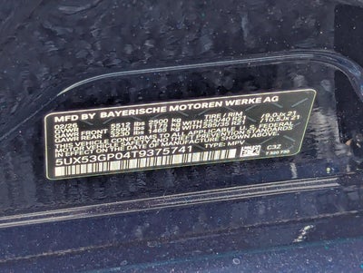 2026 BMW X3 30 xDrive Sports Activity Vehicle