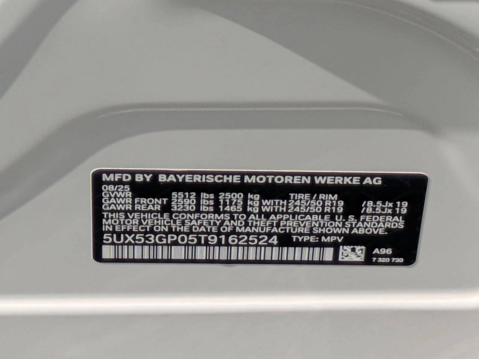 2026 BMW X3 30 xDrive Sports Activity Vehicle