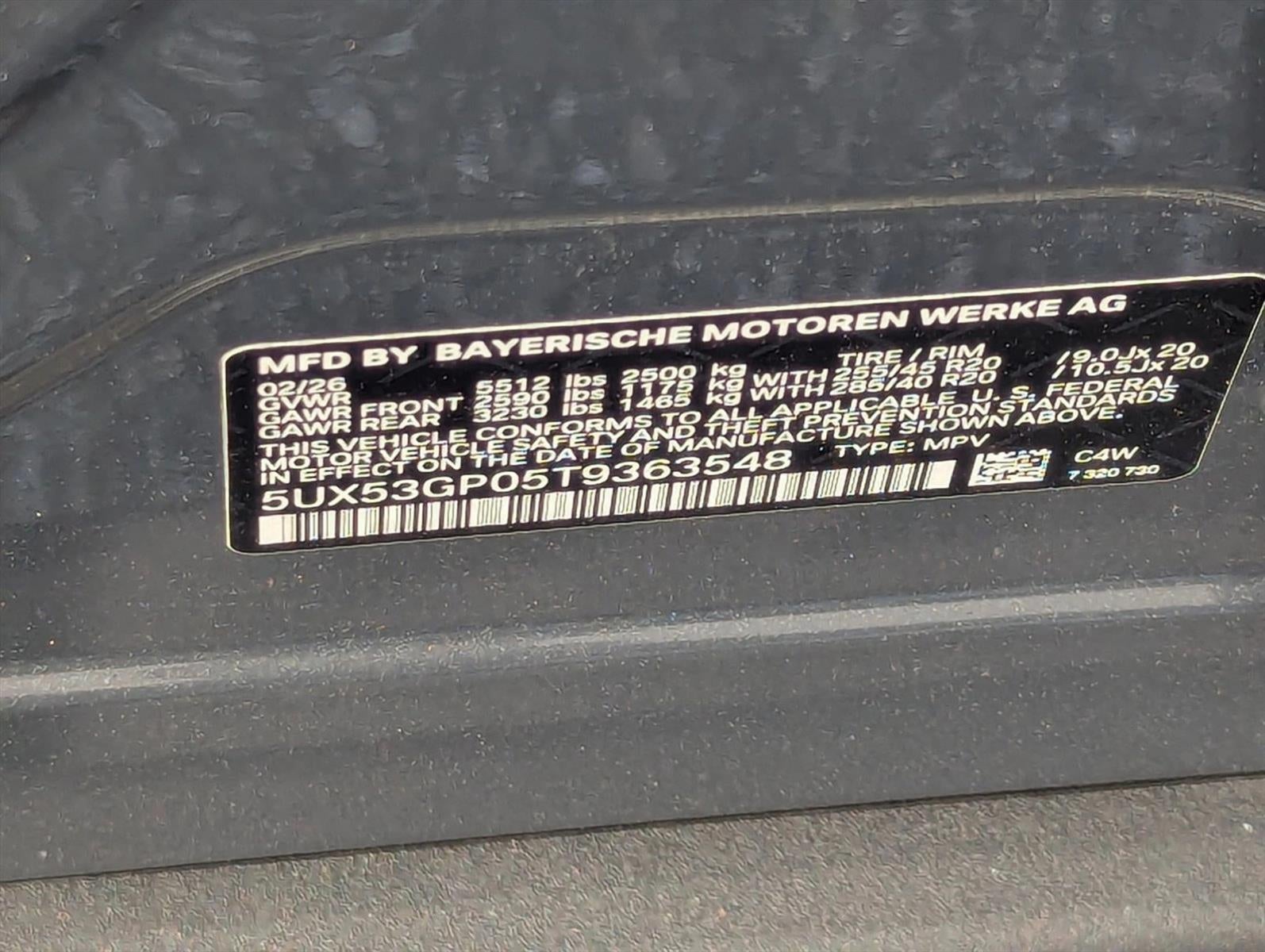 2026 BMW X3 30 xDrive Sports Activity Vehicle