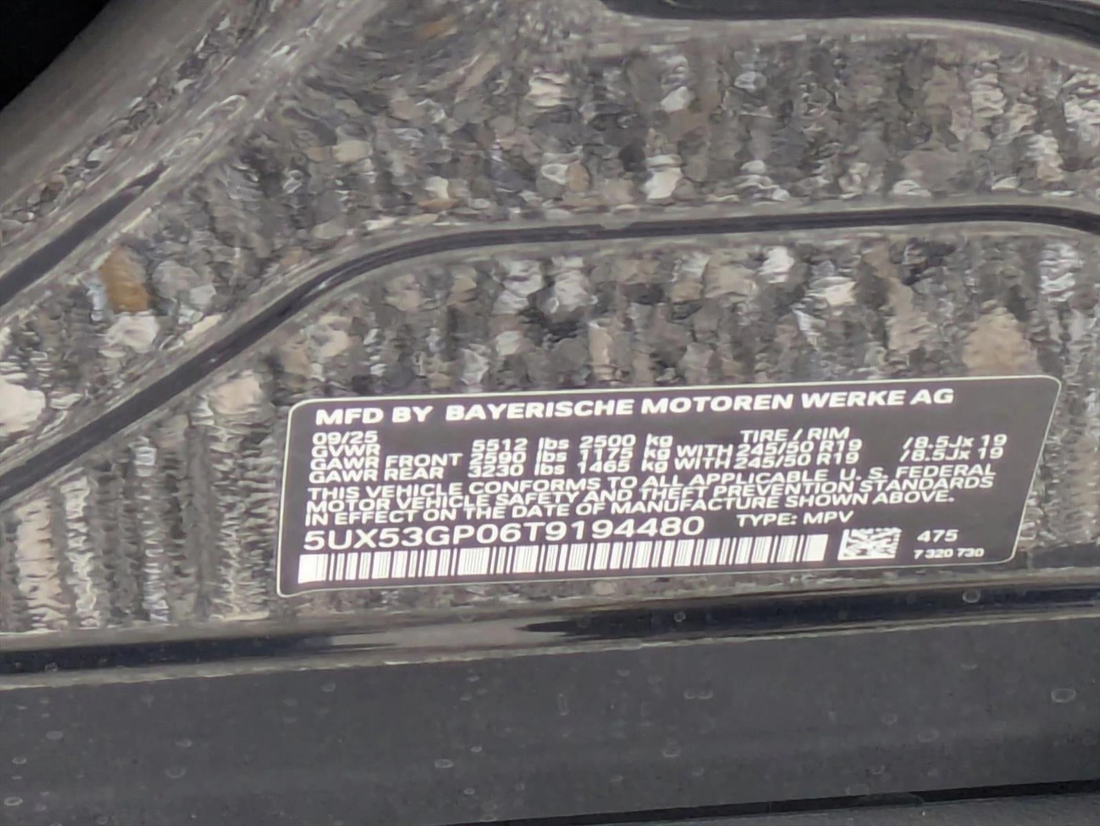 2026 BMW X3 30 xDrive Sports Activity Vehicle