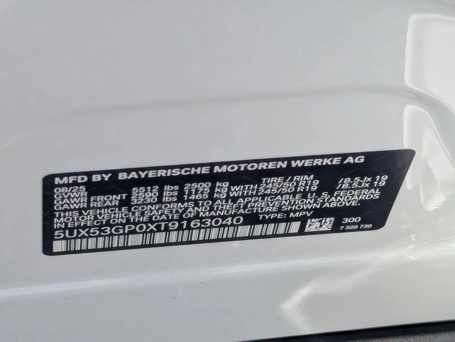 2026 BMW X3 30 xDrive Sports Activity Vehicle