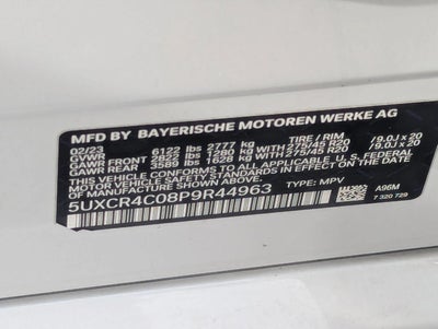 2023 BMW X5 sDrive40i Sports Activity Vehicle