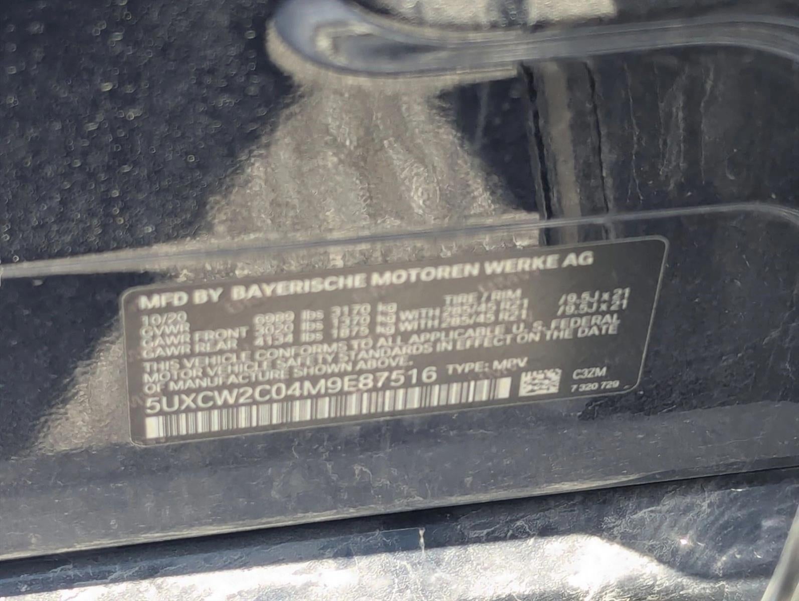 2021 BMW X7 xDrive40i Sports Activity Vehicle