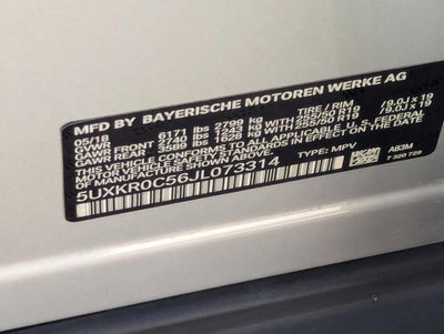 2018 BMW X5 xDrive35i Sports Activity Vehicle