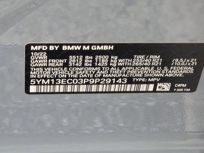 2023 BMW X3 M X3 M Sports Activity Vehicle