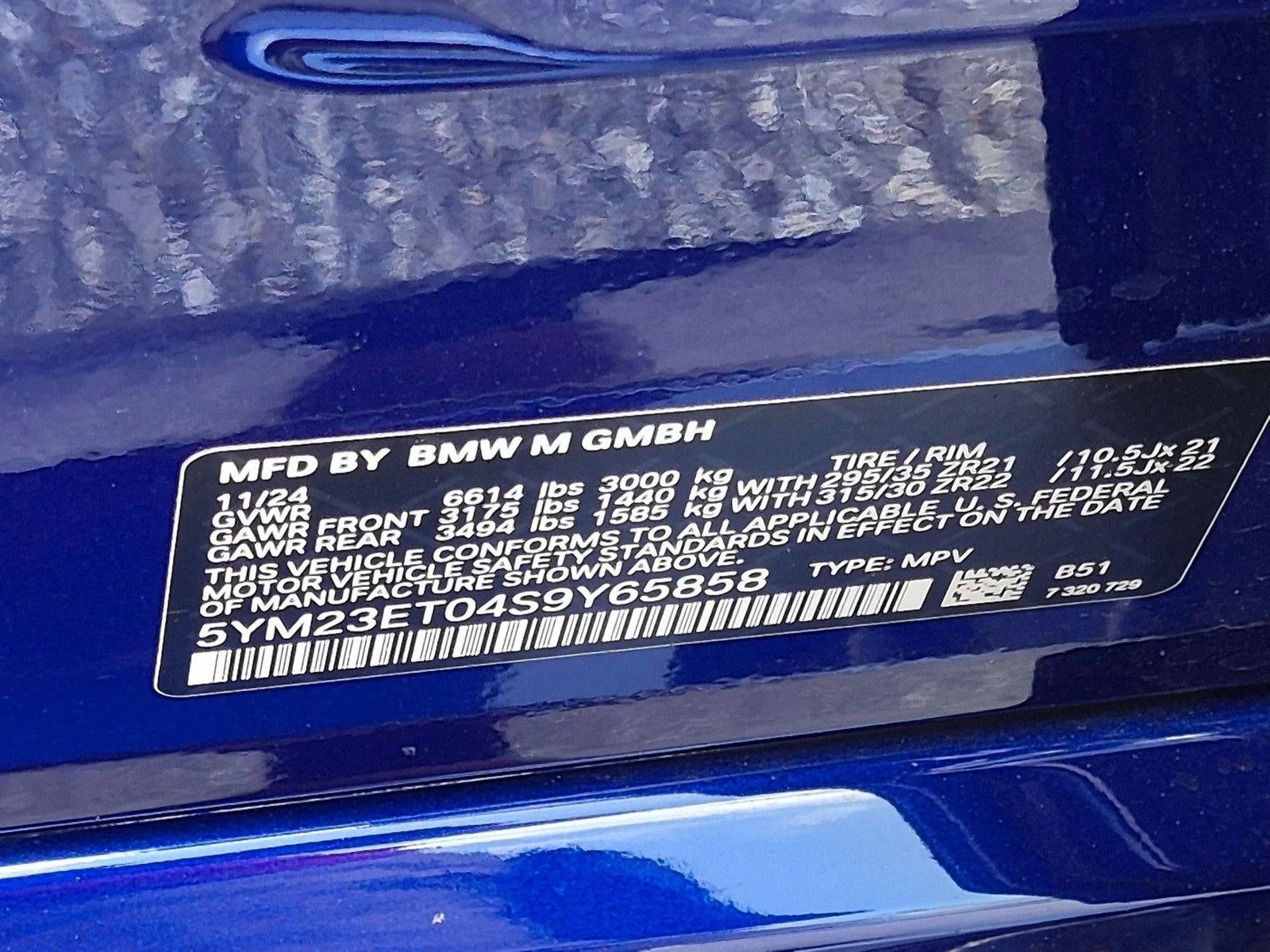 2025 BMW X6 M X6 M Sports Activity Coupe