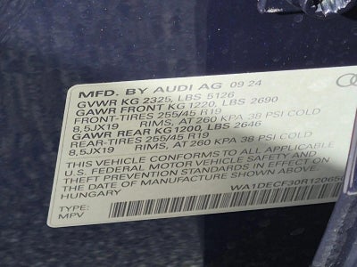 2024 Audi Q3 S line Premium 45 TFSI quattro