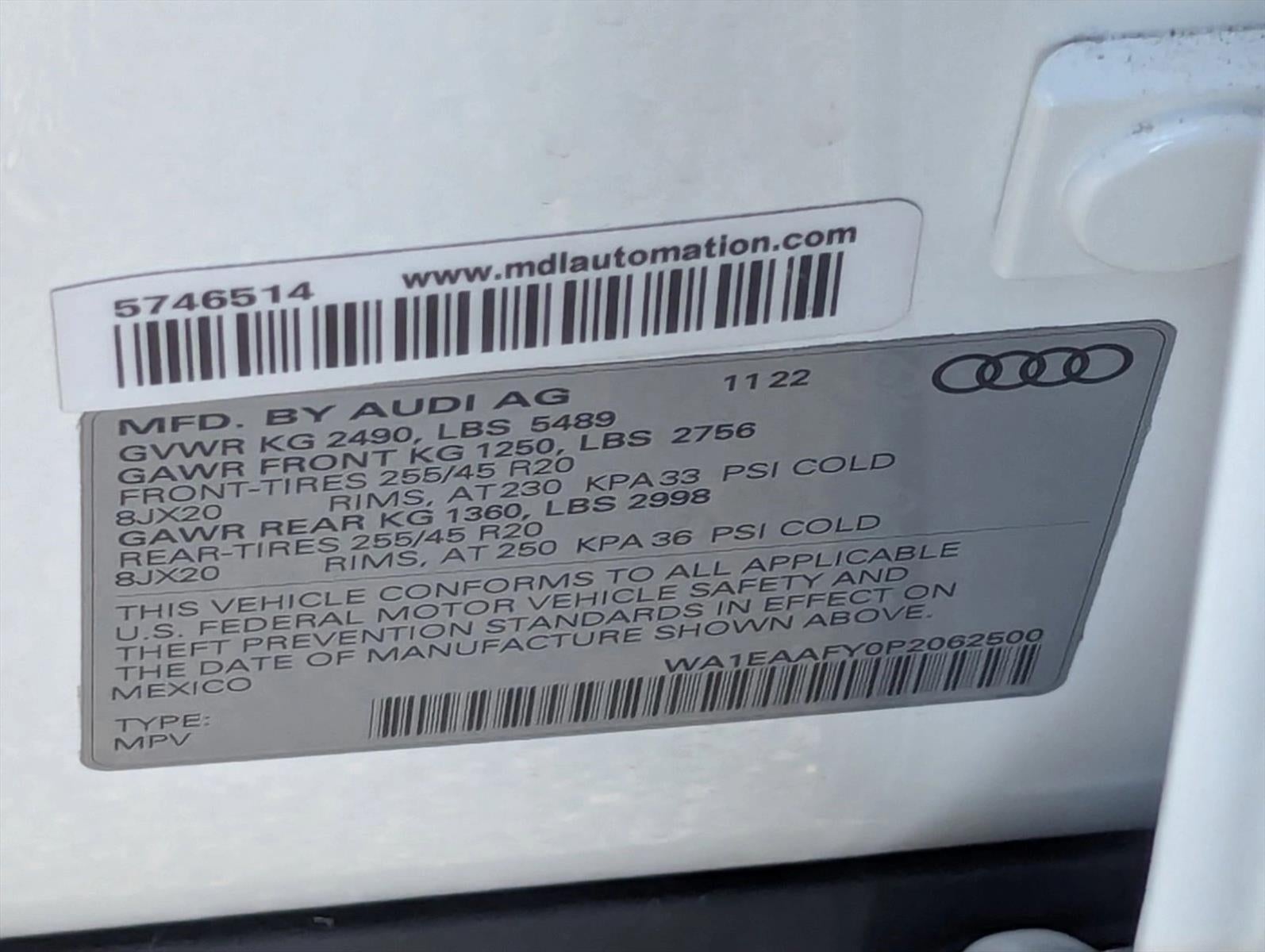 2023 Audi Q5 S line Premium Plus 45 TFSI quattro