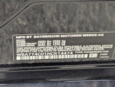 2022 BMW 740i xDrive Sedan