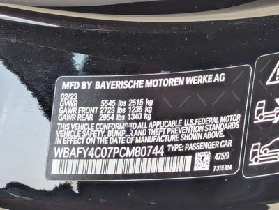 2023 BMW M850i xDrive Convertible